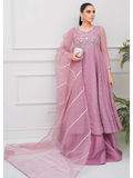 Allure By IH Lehr Chiffon Embroidered Lehenga-Mystic
