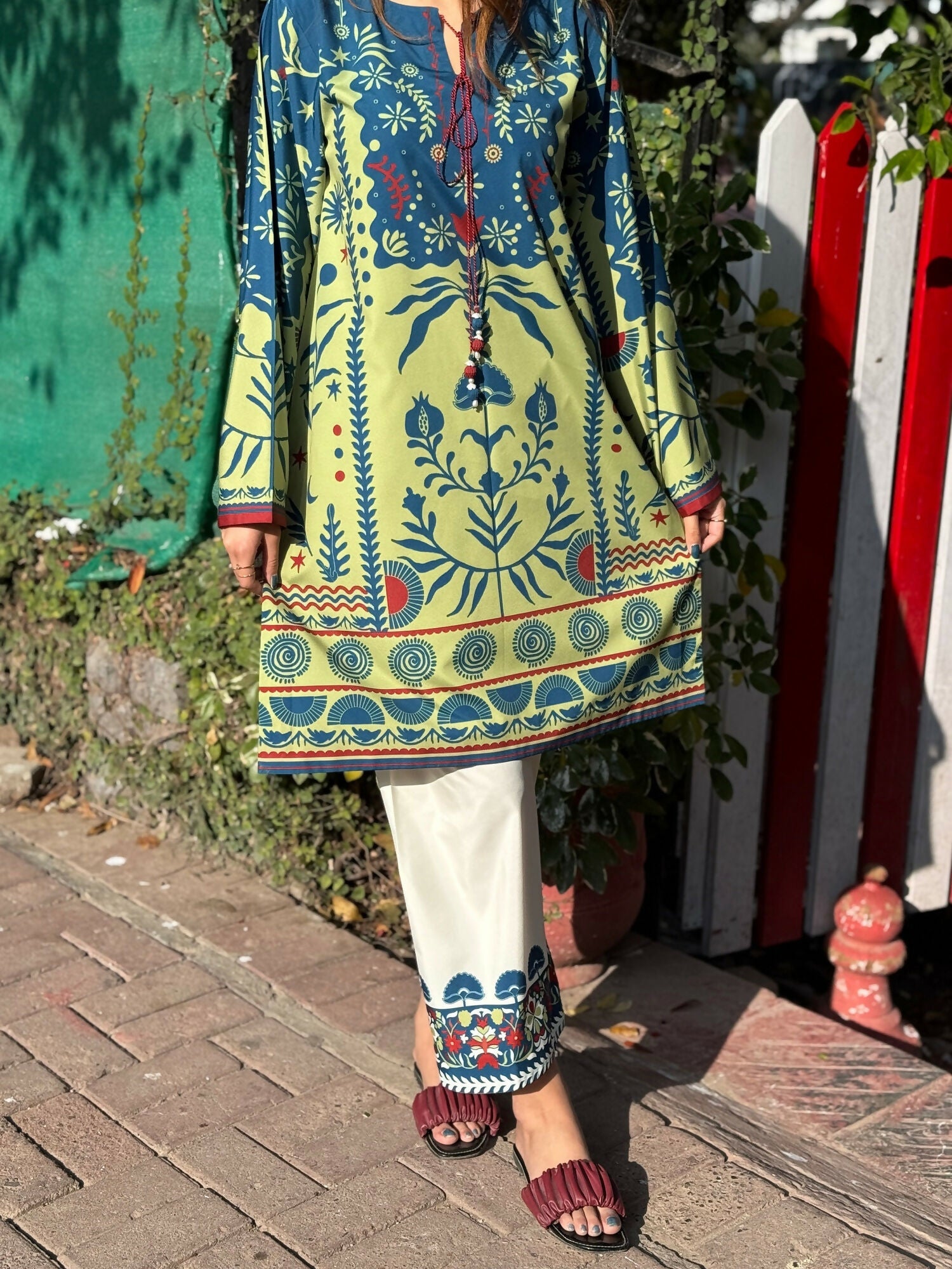 Sehrish Kanwal K-Ord Crepe Printed Co-Ord Set-Lea