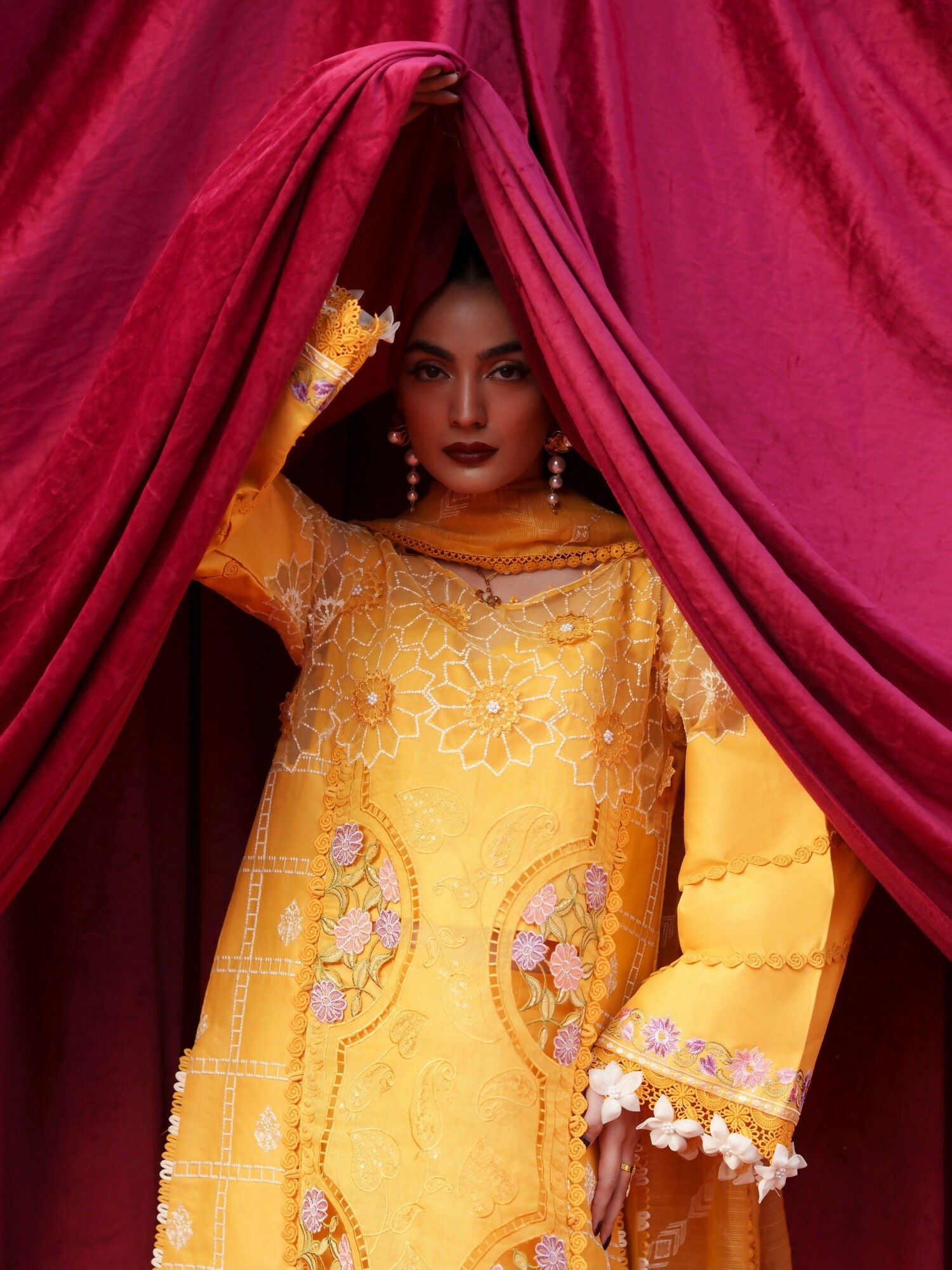 Parishay Summer Queen Lawn Embroidered Unstitched 3-Piece Suit-SQ-08