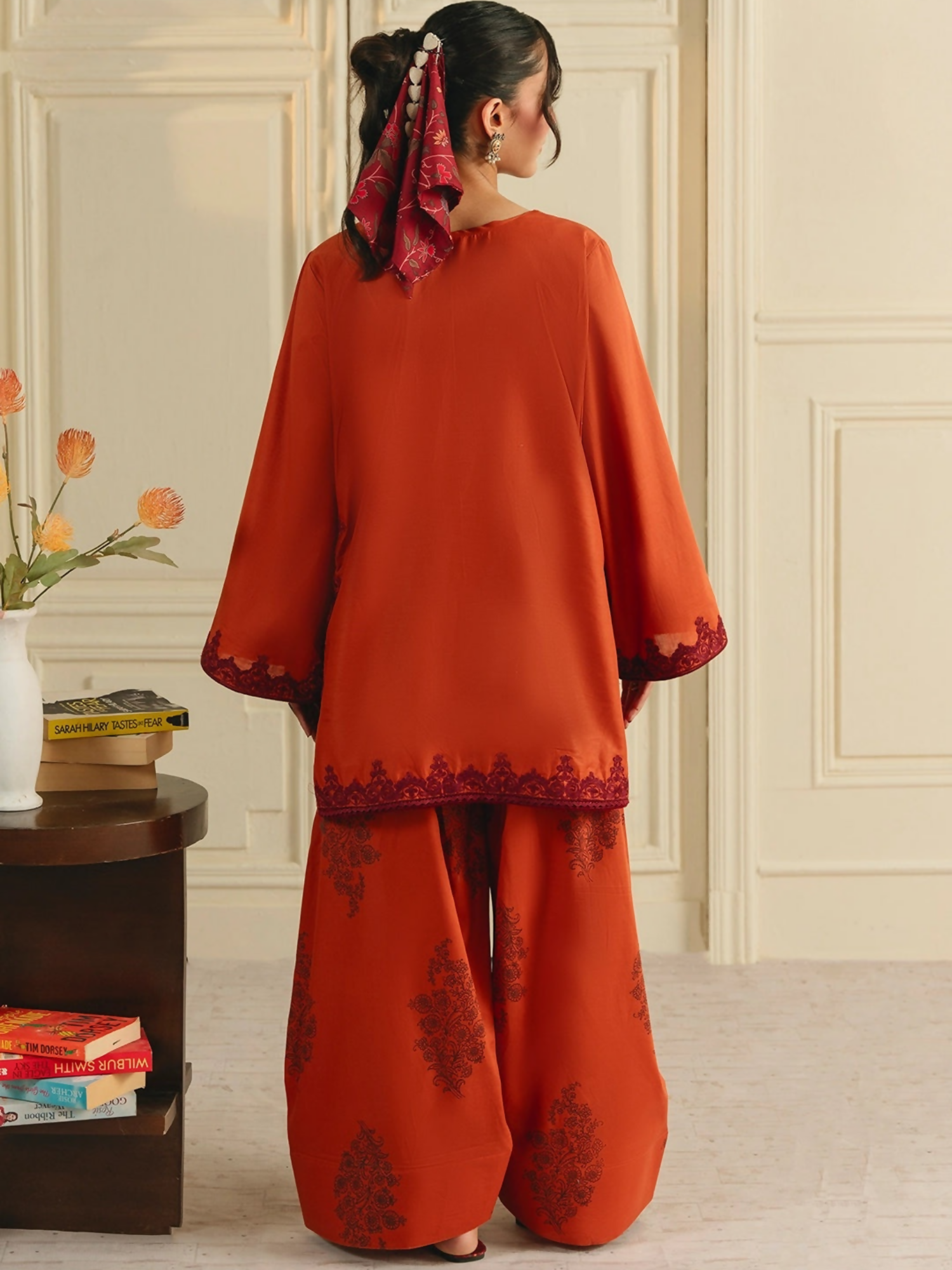 Mannat Clothing Boho Summer'26 Cotton Embroidered Stitched Suit-Amberveil