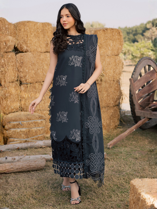 Parishay Summer Queen Vol 2 Lawn Embroidered Unstitched 3-Piece Suit-SQU-14