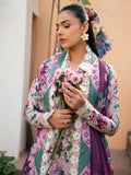 Binilyas Hazel Printed Embroidered Lawn Unstitched 3-Piece Suit-2075 - A