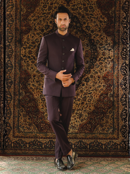 Gem Garments The Sartorial Edit Jacquard Prince Coat Set-Kaspar