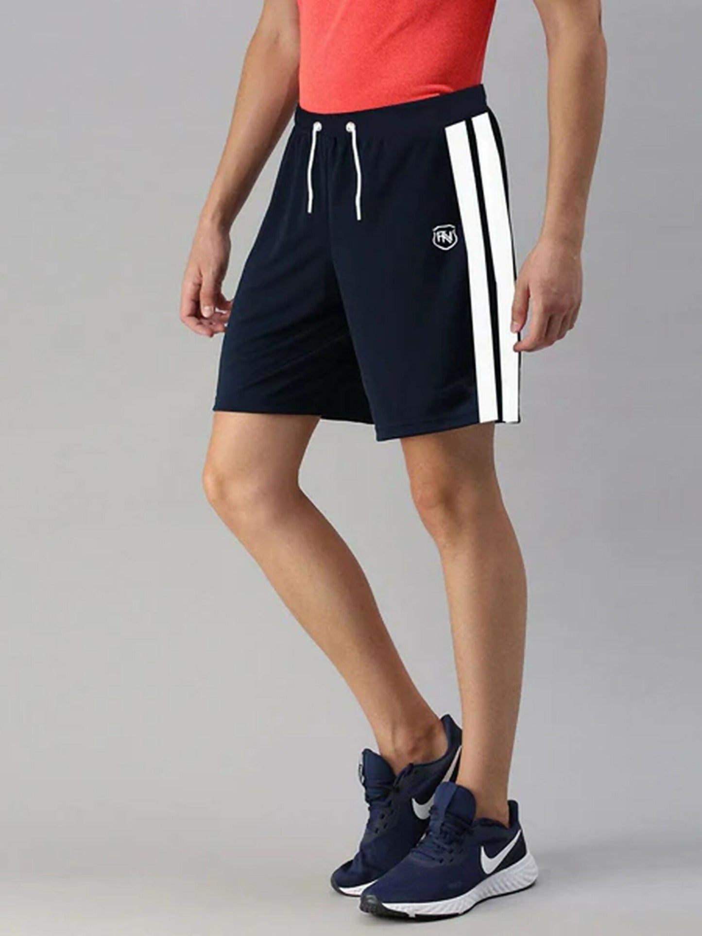 Funky's Plain Side Panel Stripe Summer Terry Short-11666