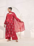 Ruby's Couture The Luxe Edit Sheesha Silk Embellished Stitched 3-Piece Suit-Gulnar
