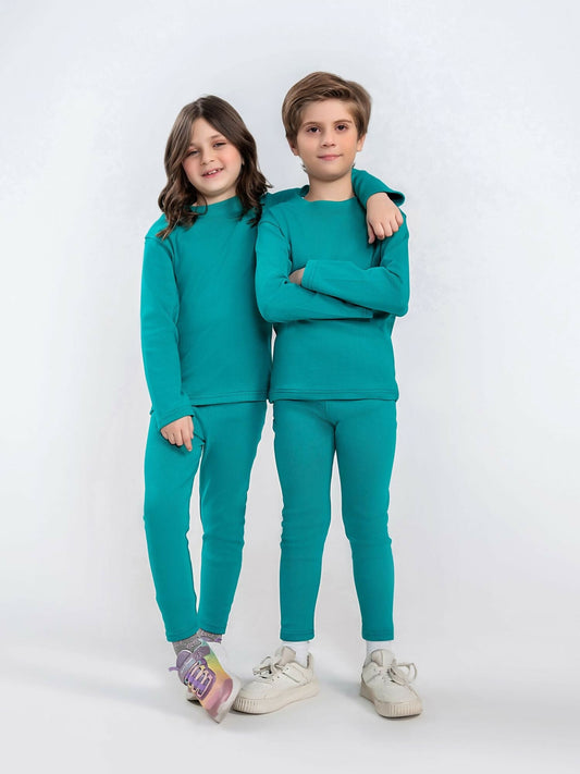 Teal Blue Velvour Inner Tracksuits-VIS02