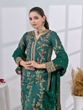 Ruby's Couture Chamak Dhamak Sheesha Silk Embellished Stitched 3-Piece Suit-Zaabya