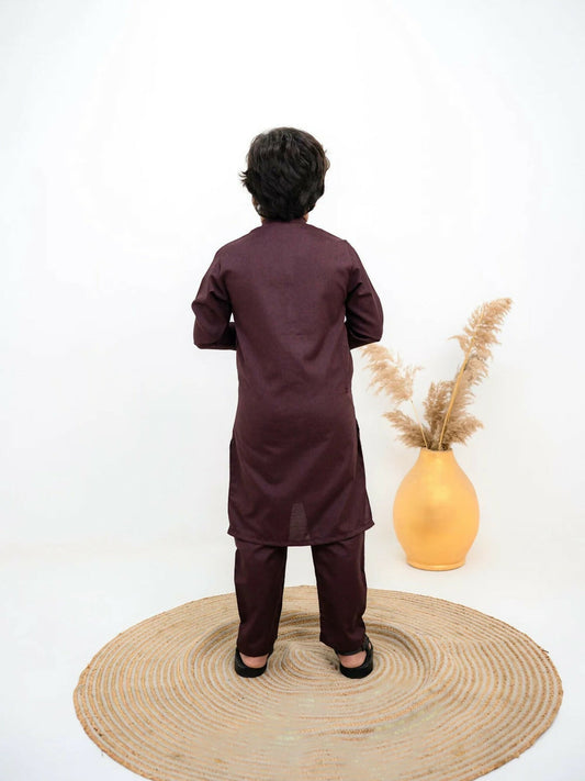 Wearmani Cotton Stitched Kurta Pajama-MKP-081