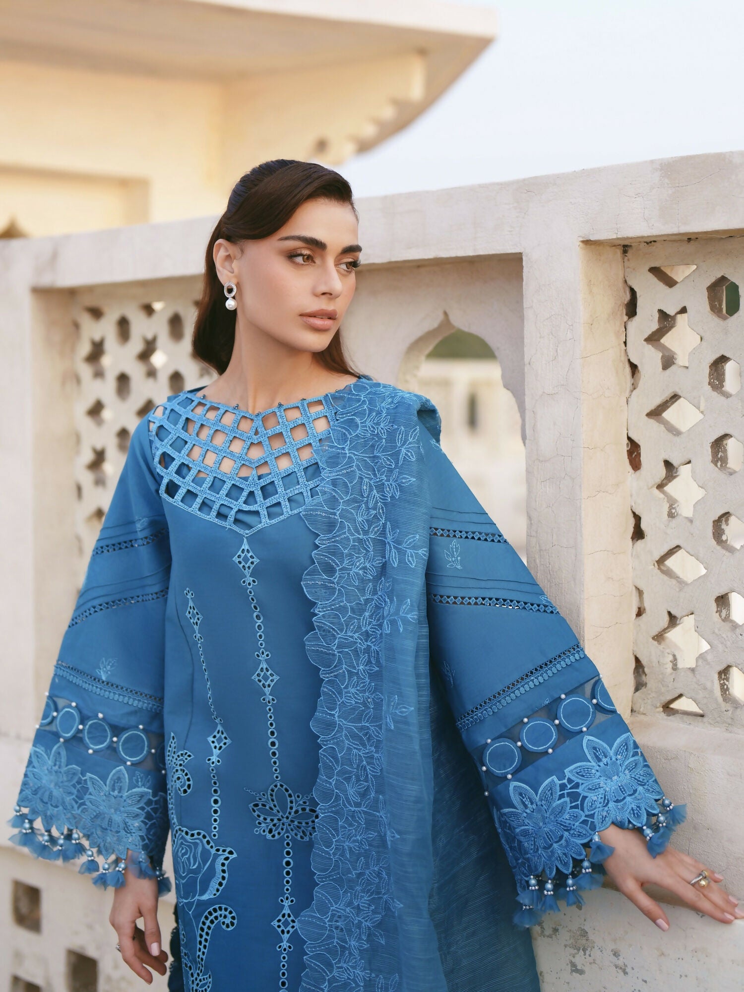 Parishay Shangrila Lawn Embroidered Unstitched 3-Piece Suit-SLA-13