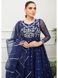 Allure By IH Lehr Chiffon Embroidered Lehenga-Sundae