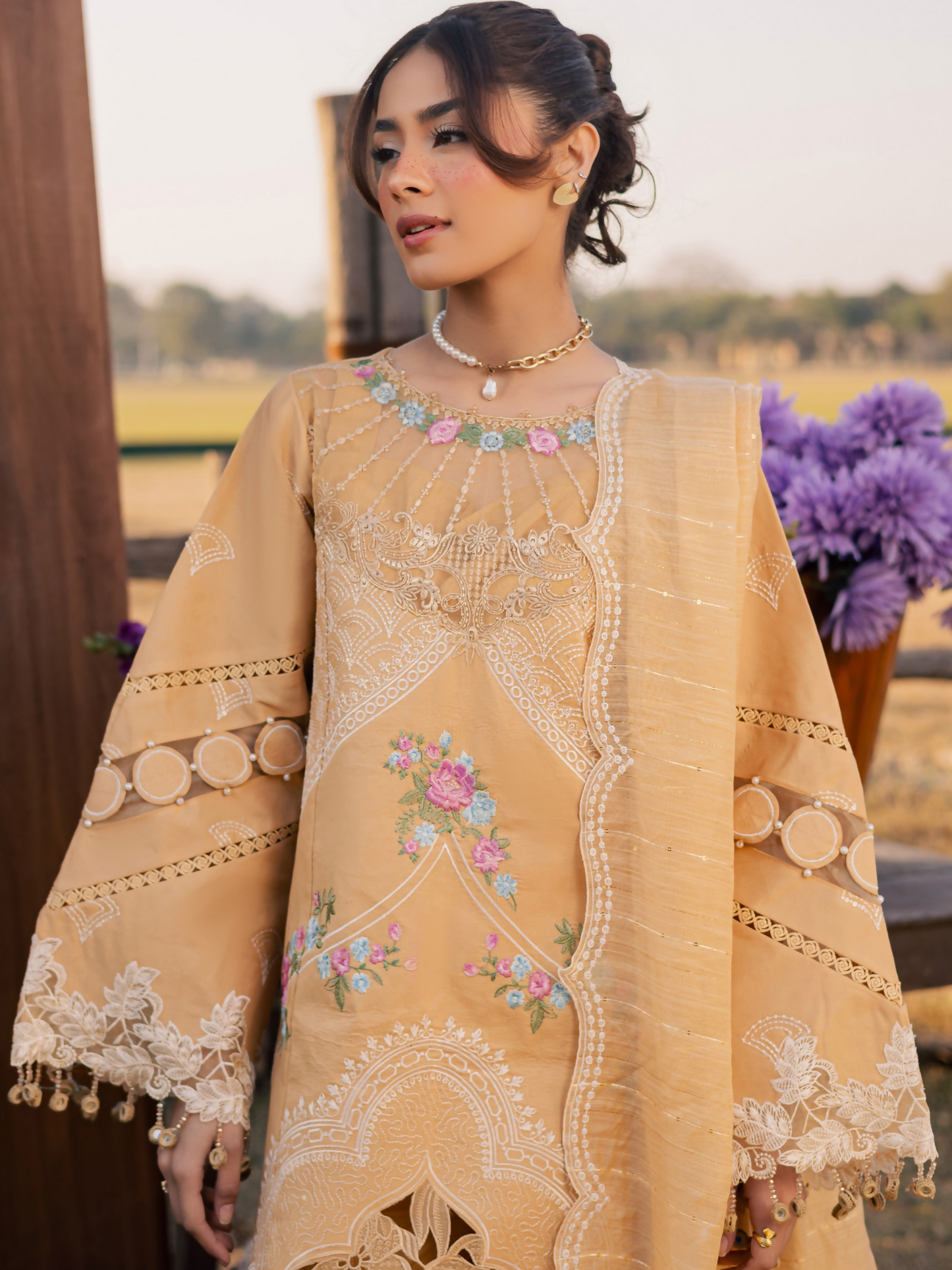 Parishay Summer Queen Vol 2 Lawn Embroidered Unstitched 3-Piece Suit-SQU-08