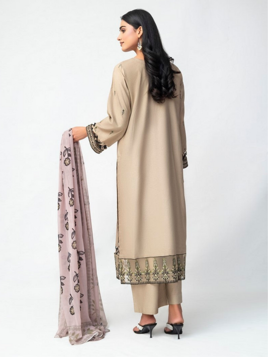 Imran Aftab Maya Winter Karandi Embroidered Unstitched 3-Piece Suit-IAKC-UF-30