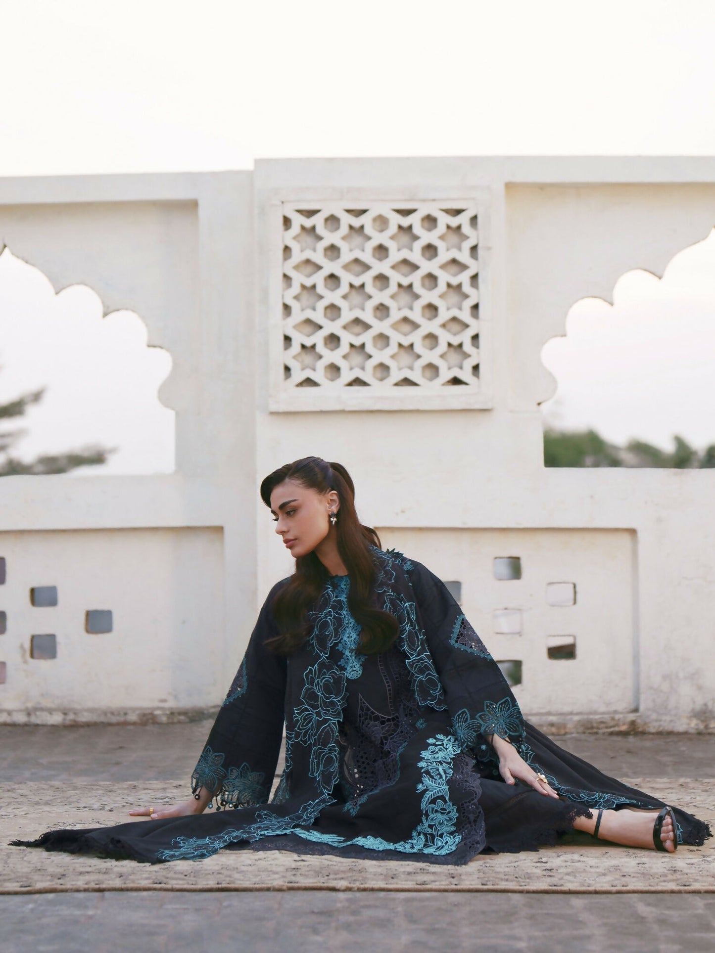 Parishay Shangrila Lawn Embroidered Unstitched 3-Piece Suit-SLA-03