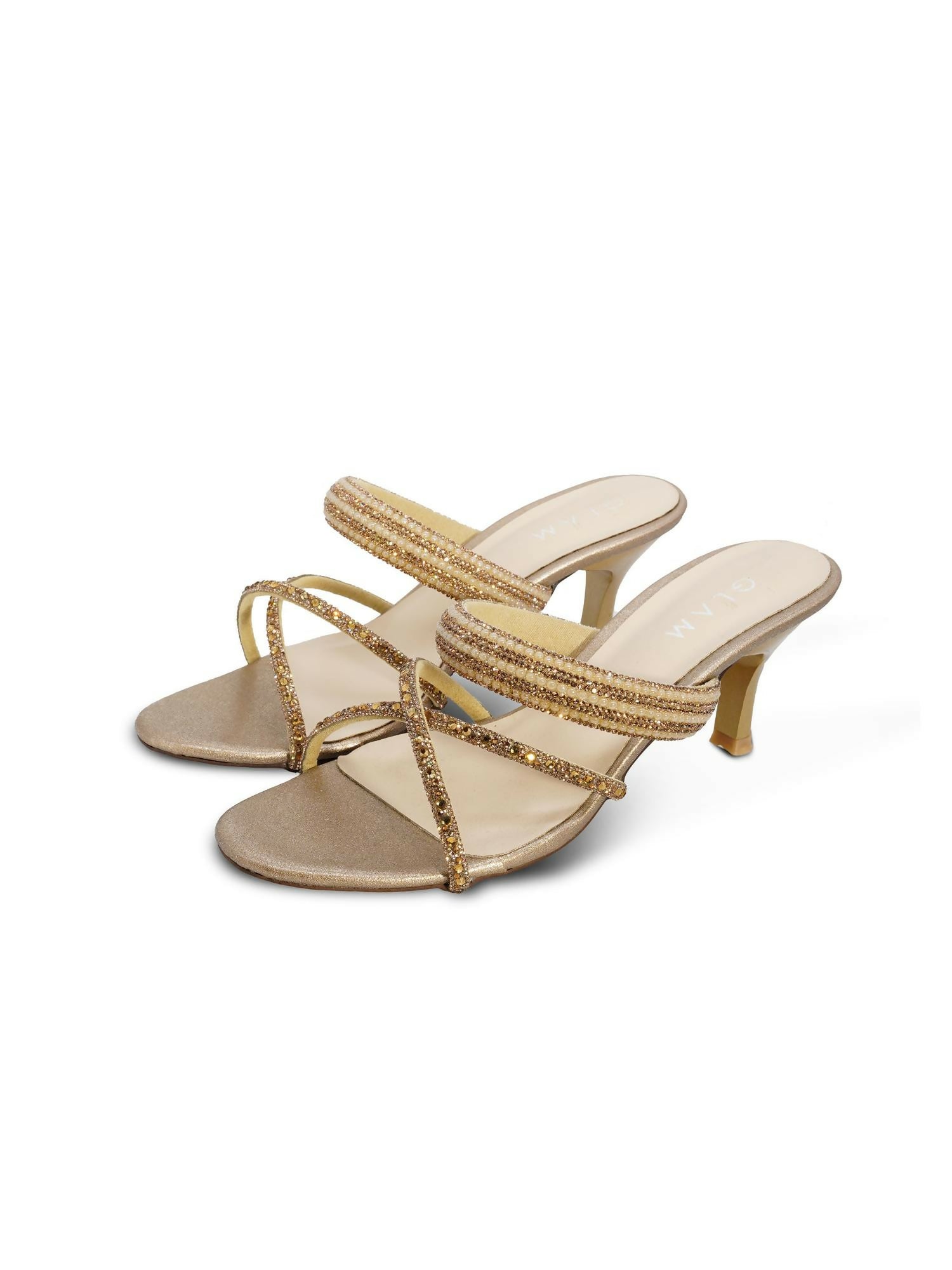 Peach Royale Leather Women’s Heels