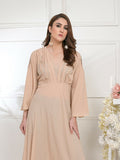 Ruby's Couture Basic Element '25 Georgette Dress Set-Beigh Buff