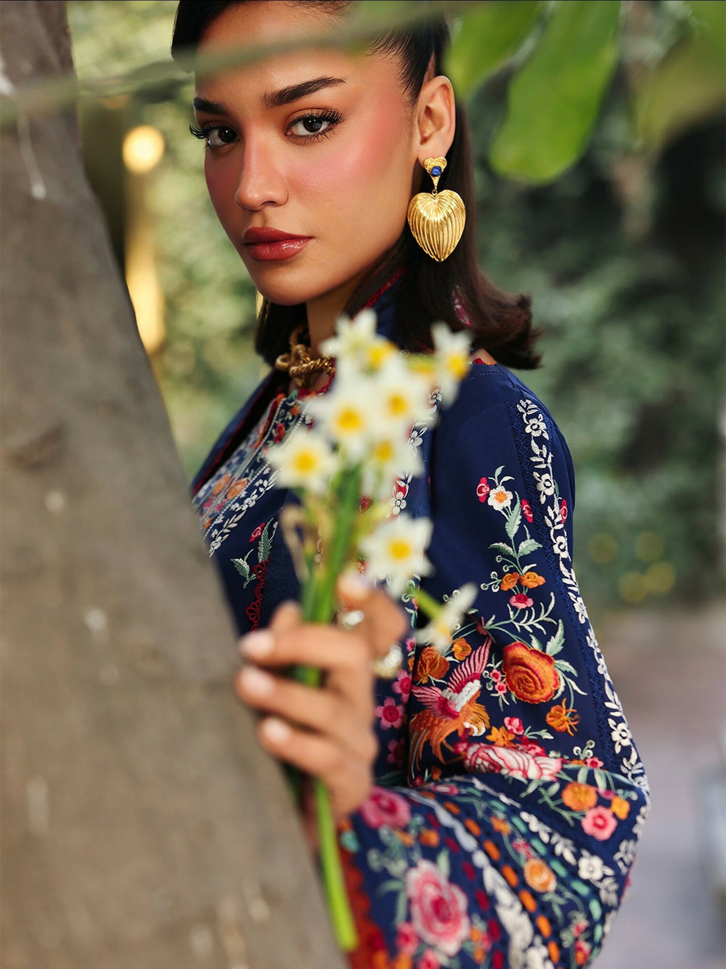 Binilyas Lumina Summer Lawn Embroidered Unstitched 3-Piece Suit-L73-A