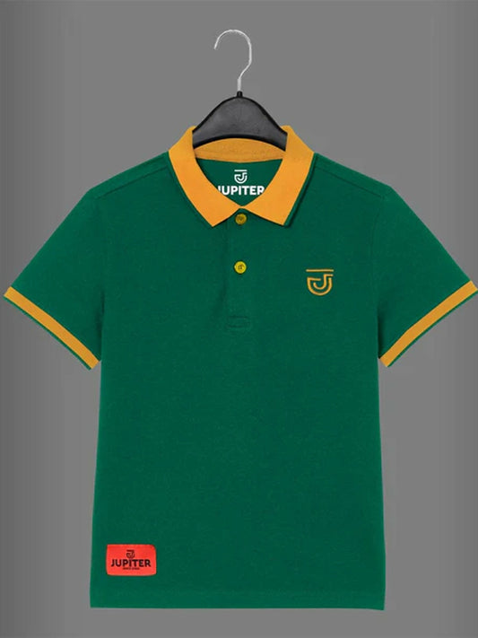 Juipter Kids Contrast Collar Saviour Polo-13876