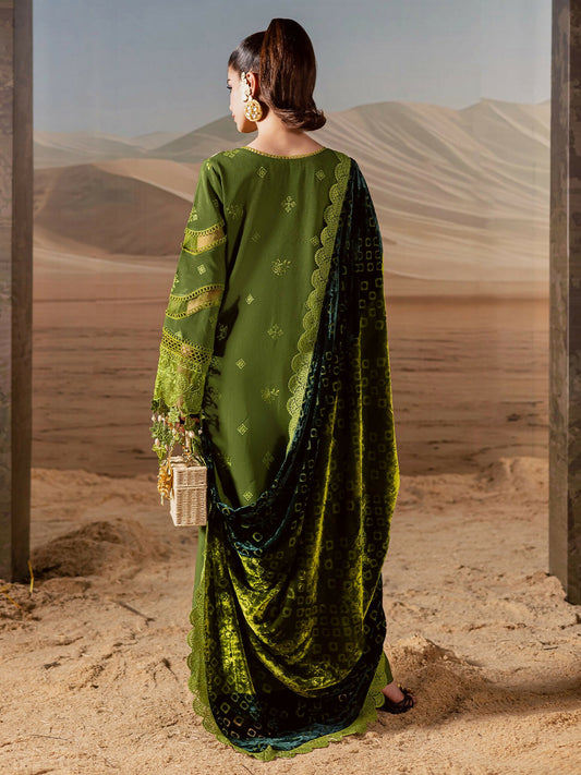 Mahnur Amelia Kotrai Embroidered Stitched 3-Piece Suit–CK-012