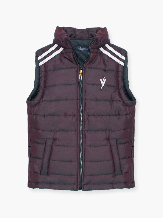 Maroon  Velvour  Puffer Jacket VJ35-A