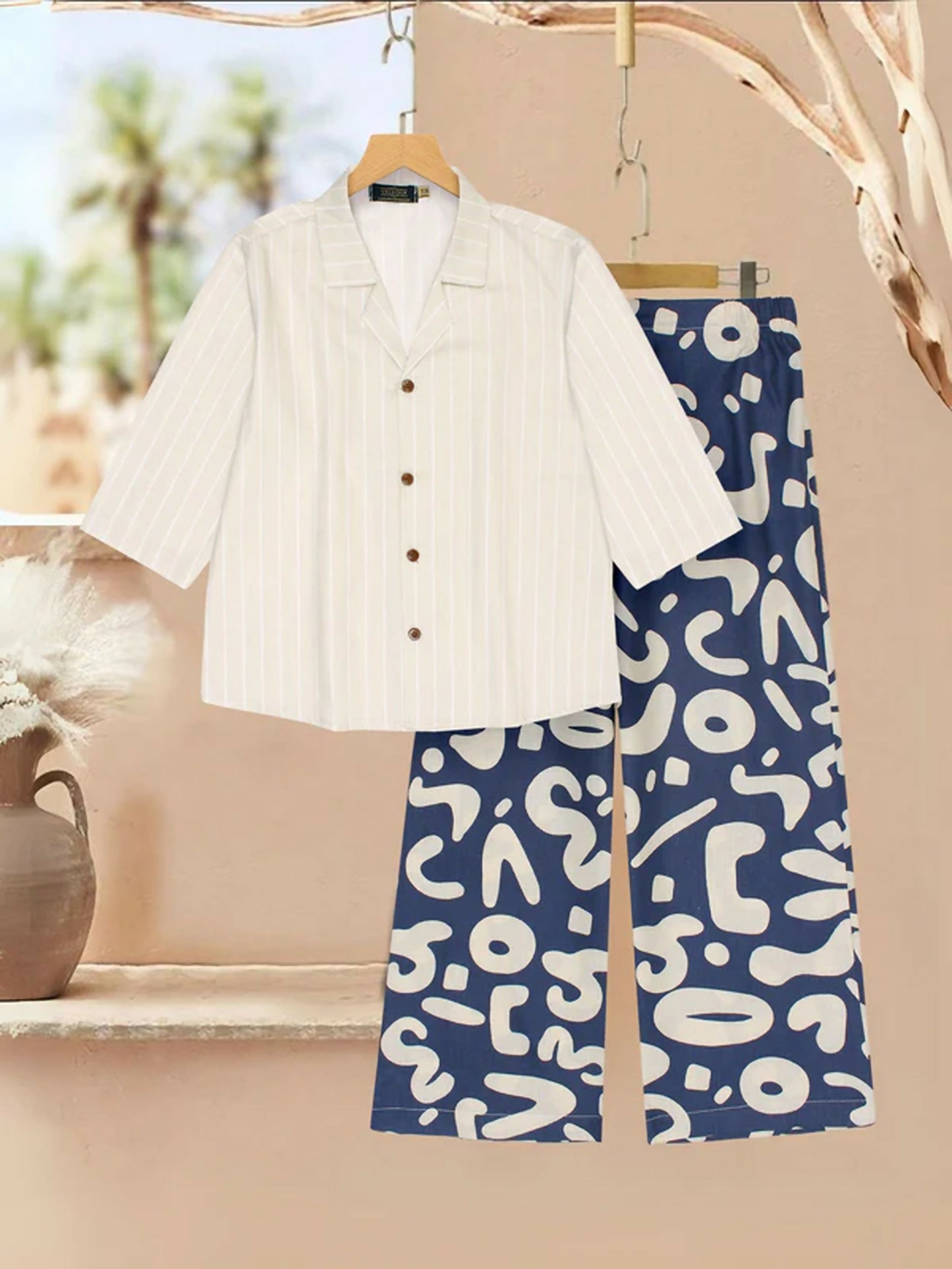 Velvour Girls Printed Co-ord Set- VG166-A