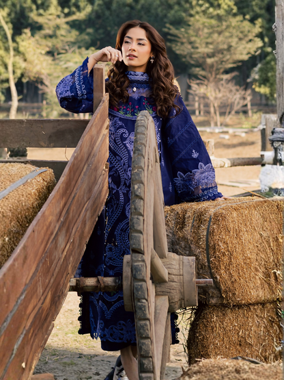 Parishay Summer Queen Vol 2 Lawn Embroidered Unstitched 3-Piece Suit-SQU-12