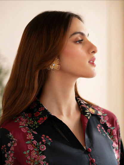 Mahnur Noir Lawn'26 Printed Unstitched 2-Piece Suit-N-08