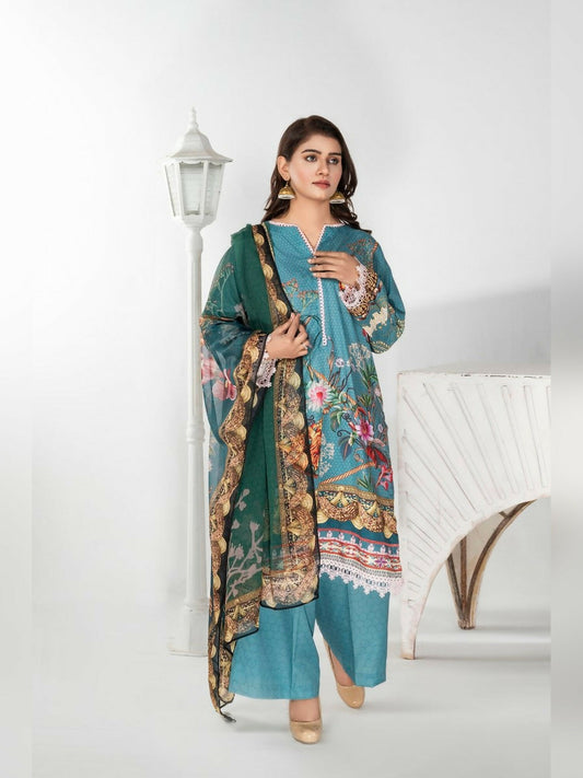 Imran Aftab Aura Summer Lawn Printed Stitched 3-Piece Suit-IALC 08