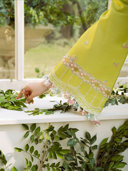 Binilyas Freesia Lawn Embroidered Unstitched 3-Piece Suit-105-A