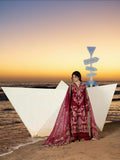 Mahnur Sirene Luxury Lawn'26 Embroidered Unstitched 3-Piece Suit-S-09