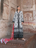 Binilyas Naqsh Naaz Lawn Embroidered Unstitched 3-Piece Suit-2082 - A