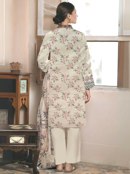Cross Sketch Lawn Printed Unstitched 2-Piece Suit-Sehrish