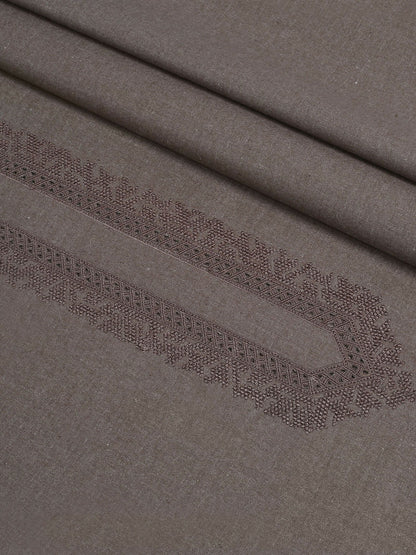 Fabrich Men Khaddar Cutwork Embroidered Unstitched Shalwar Kameez-GTS-KB-015