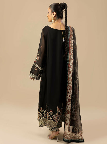 Shurooq Garden Of Dreams Cotton Net Embroidered Stitched 3-Piece Suit-Vittoria