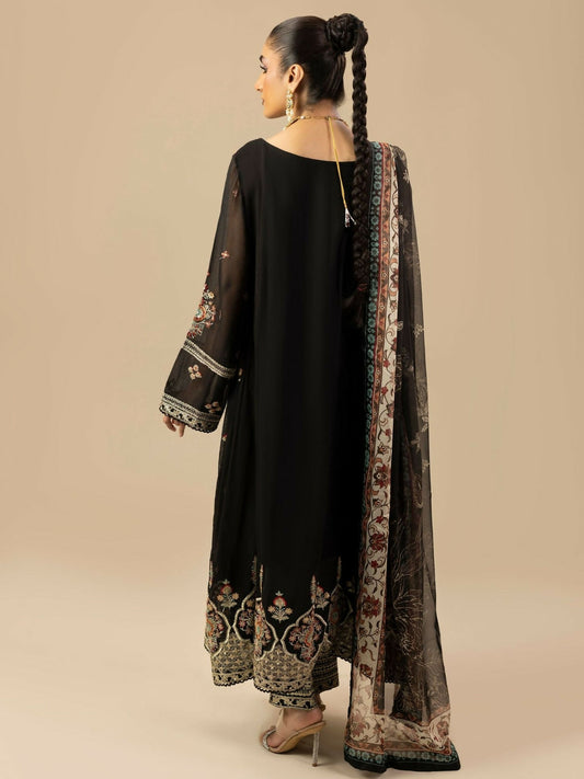 Shurooq Garden Of Dreams Cotton Net Embroidered Stitched 3-Piece Suit-Vittoria