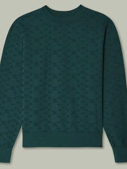 Jupiter Chanel Velvet Self Textured Sweat Shirts-14720