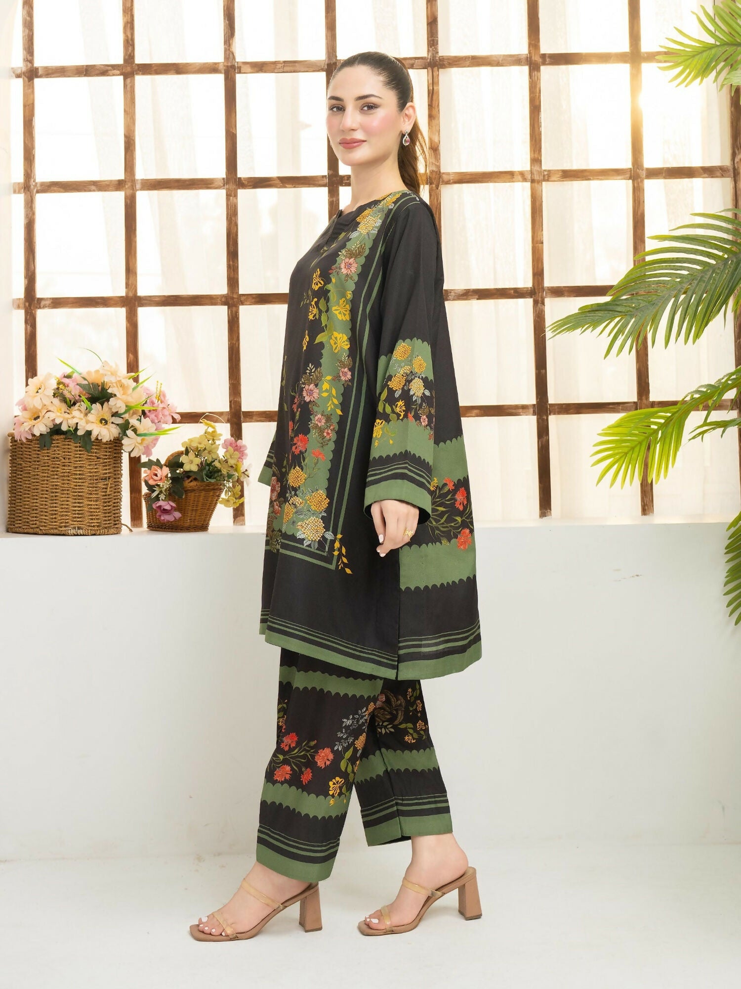 Panache Apparel Florise Lawn Printed Co-Ord Set-Dream Night