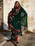 Hussain Rehar Darlings Festive'25 Organza Embroidered Unstitched 4-Piece Suit-Shama