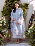 Binilyas Freesia Luxury Lawn Embroidered Unstitched 3-Piece Suit-107 - A