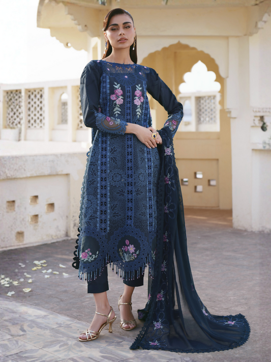 Parishay Shangrila Lawn Embroidered Unstitched 3-Piece Suit-SLA-06