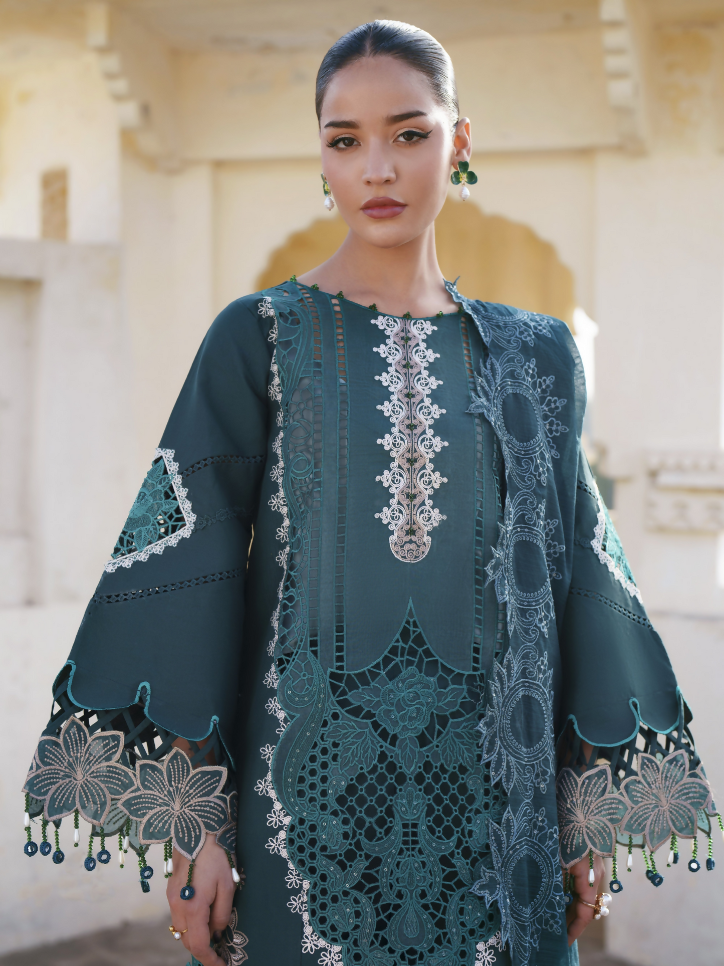 Parishay Shangrila Lawn Embroidered Unstitched 3-Piece Suit-SLA-08