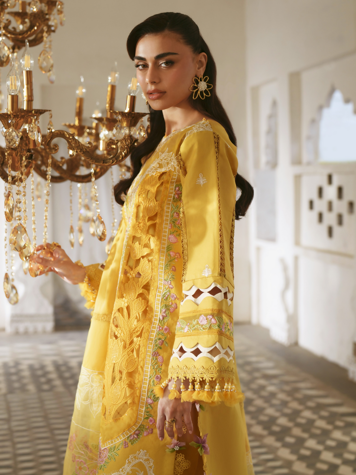 Parishay Shangrila Lawn Embroidered Unstitched 3-Piece Suit-SLA-05