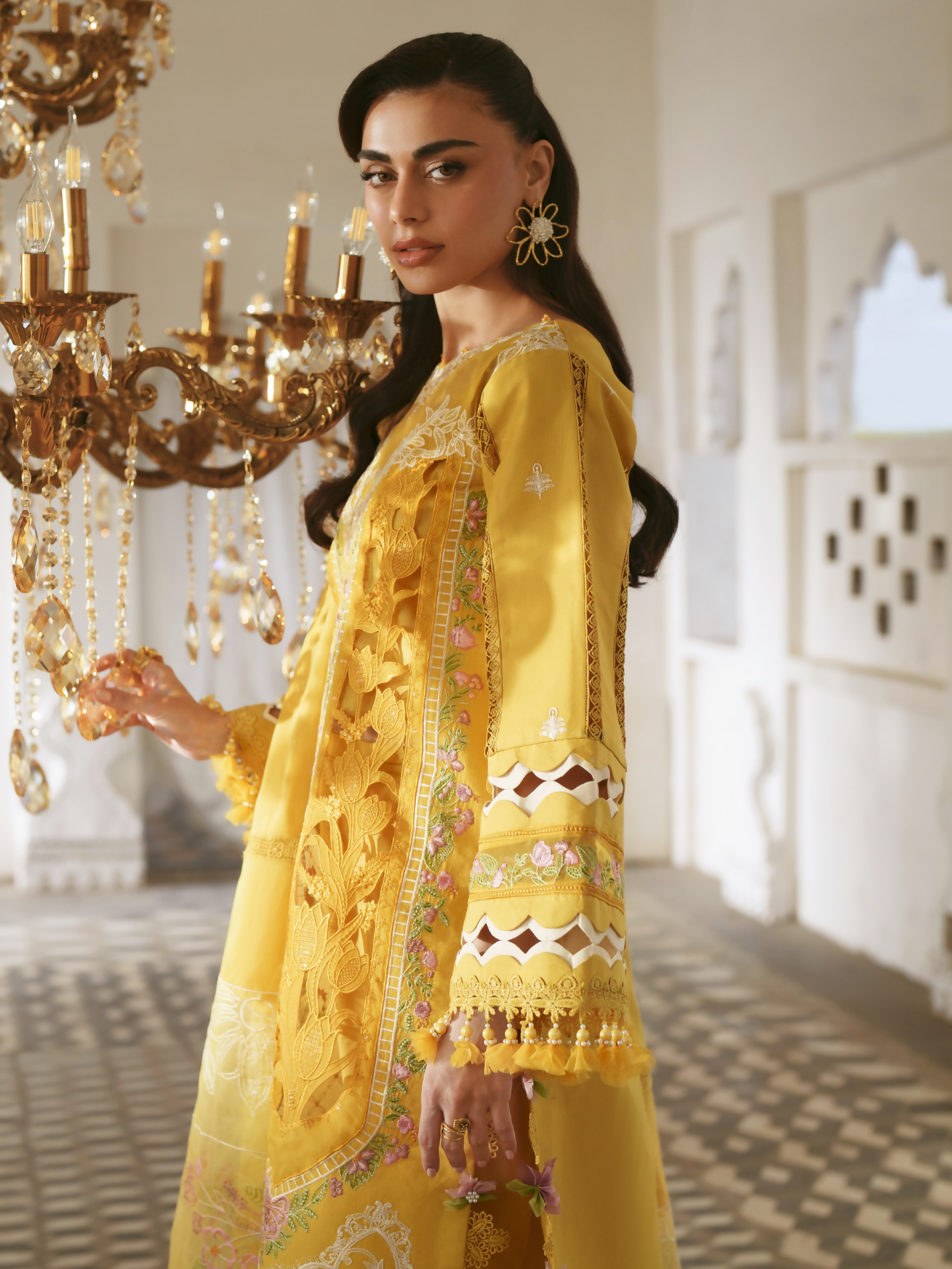 Parishay Shangrila Lawn Embroidered Unstitched 3-Piece Suit-SLA-05
