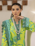 Naqsh Summer Glow 2 Luxury Lawn Digital Printed Unstitched 3-Piece Suit-Salad Green-00124