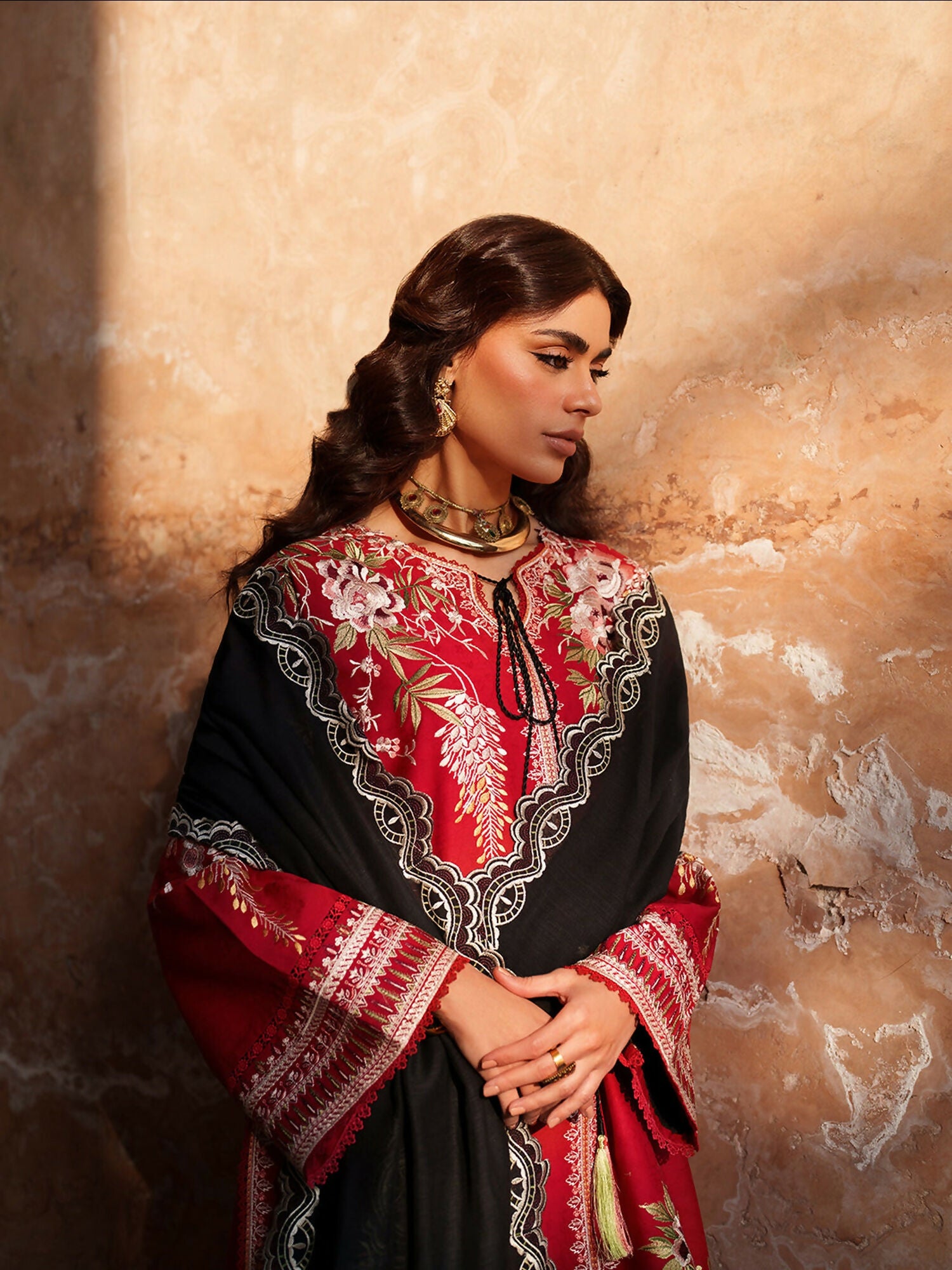 Binilyas Suroor Eid Pret'26 Lawn Embroidered Stitched 3-Piece Suit-241-B