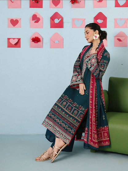 Mahnur Anaya Summer Vol 2 Lawn Embroidered Unstitched 3-Piece Suit-AN-2-09