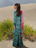 Maria B Slub Khaddar Printed Unstitched 3-Piece Suit- 509 - A