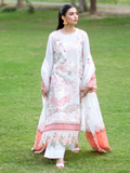 Mahnur Sophie Luxury Lawn Embroidered Unstitched 3-Piece Suit-Lyra