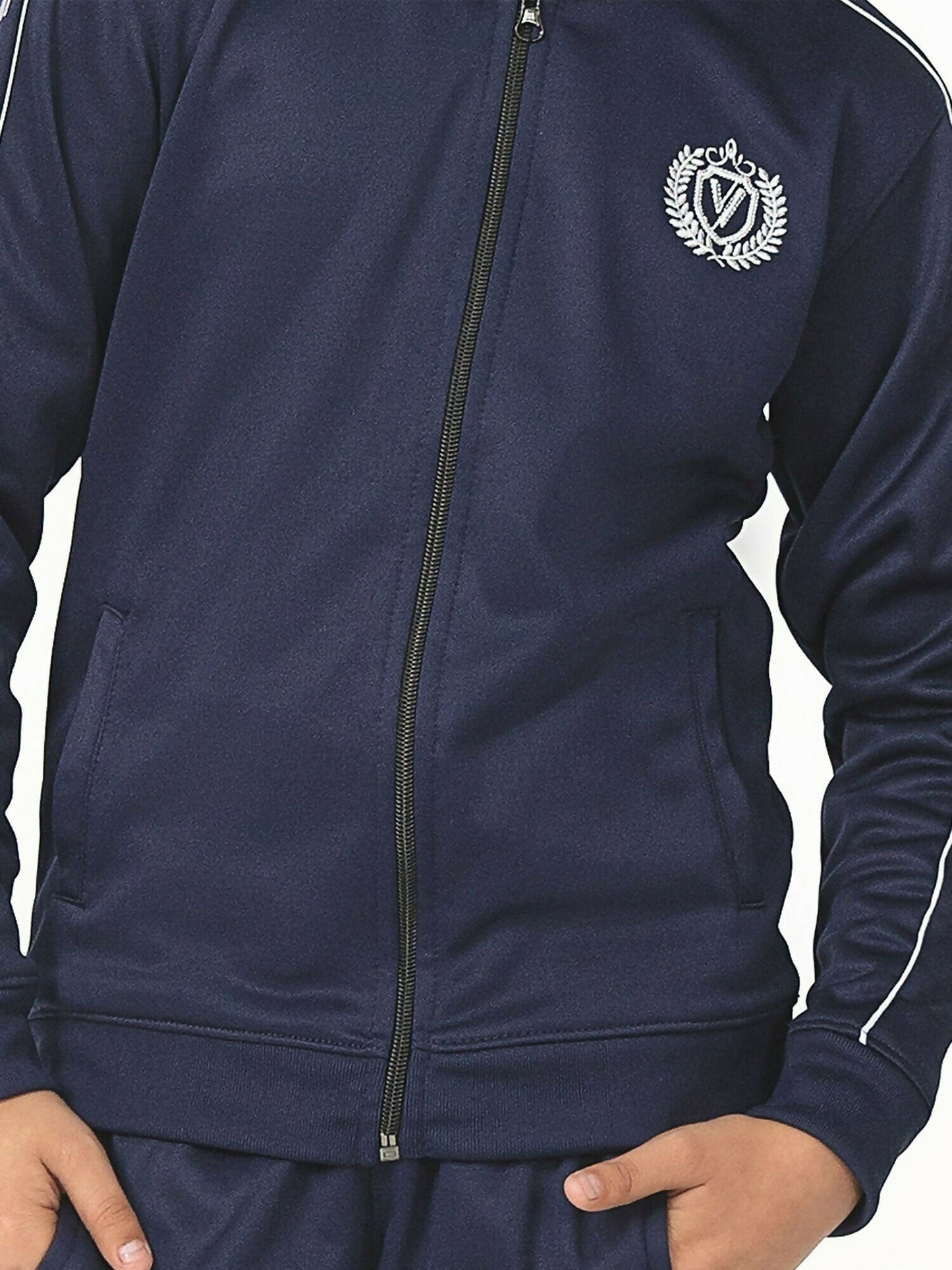 Velvour Fleece Mock Neck Tracksuit-VWT012-A