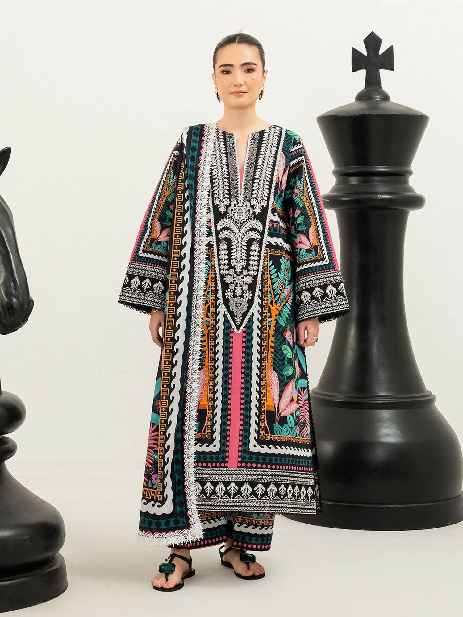 Mahnur Anaya Lawn Vol-1 Embroidered Unstitched 3-Piece Suit-ANA-020