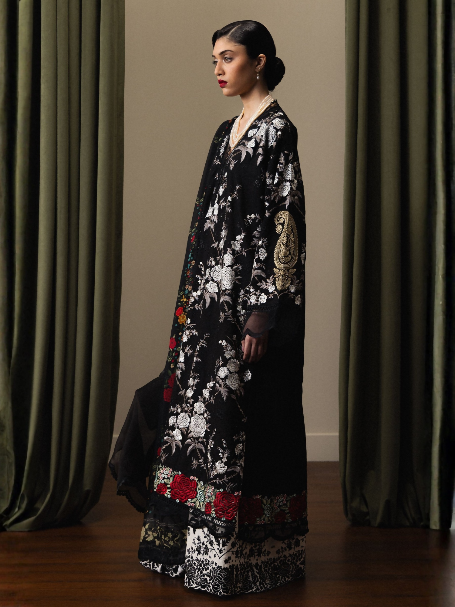 Zara ShahJahan Satori'26 Lawn Embroidered Unstitched 3-Piece Suit-Takumi-D10